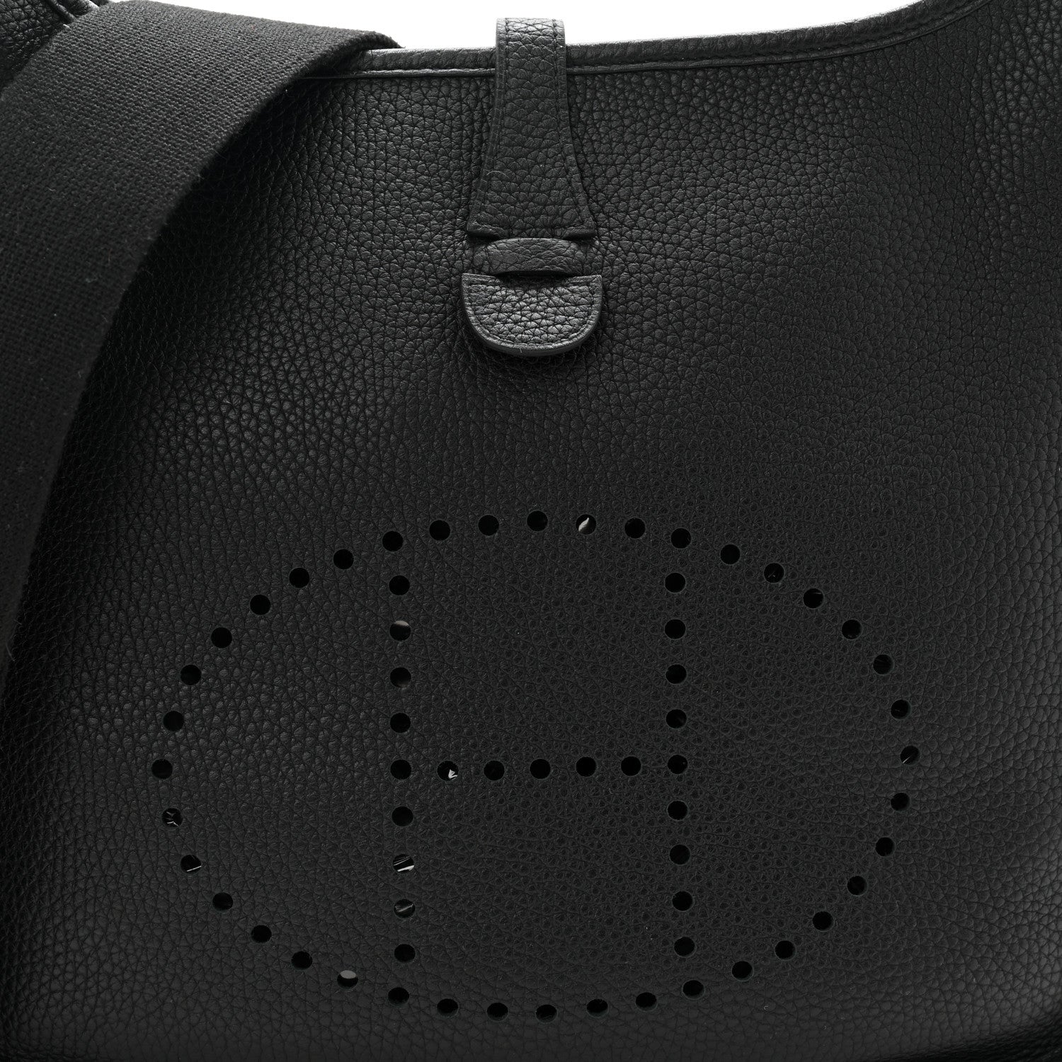 Hermes Taurillon Clemence Evelyne III PM Black 8 of 10