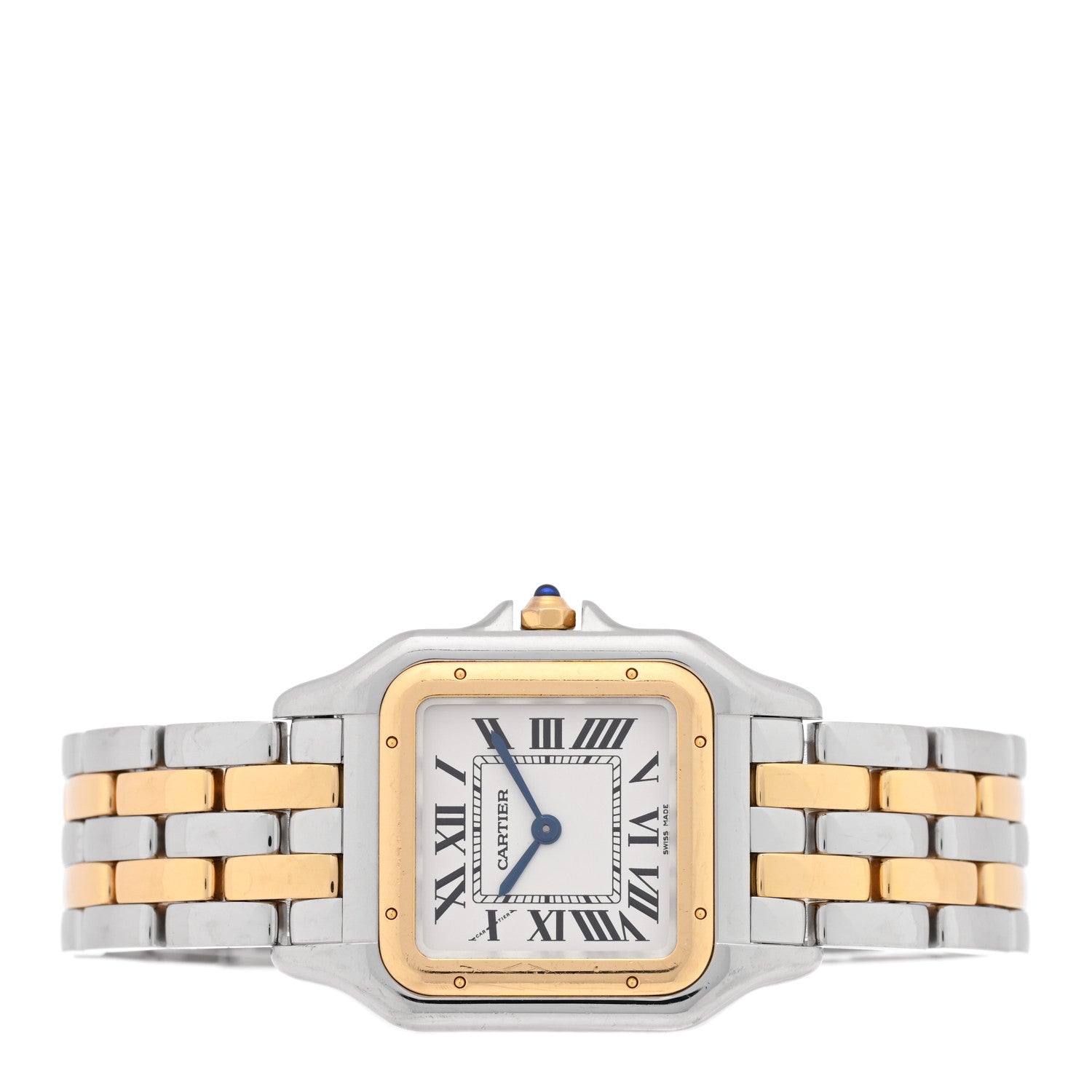 Cartier Stainless Steel 18K Yellow Gold 27mm Panthere Quartz Watch 2 of 5