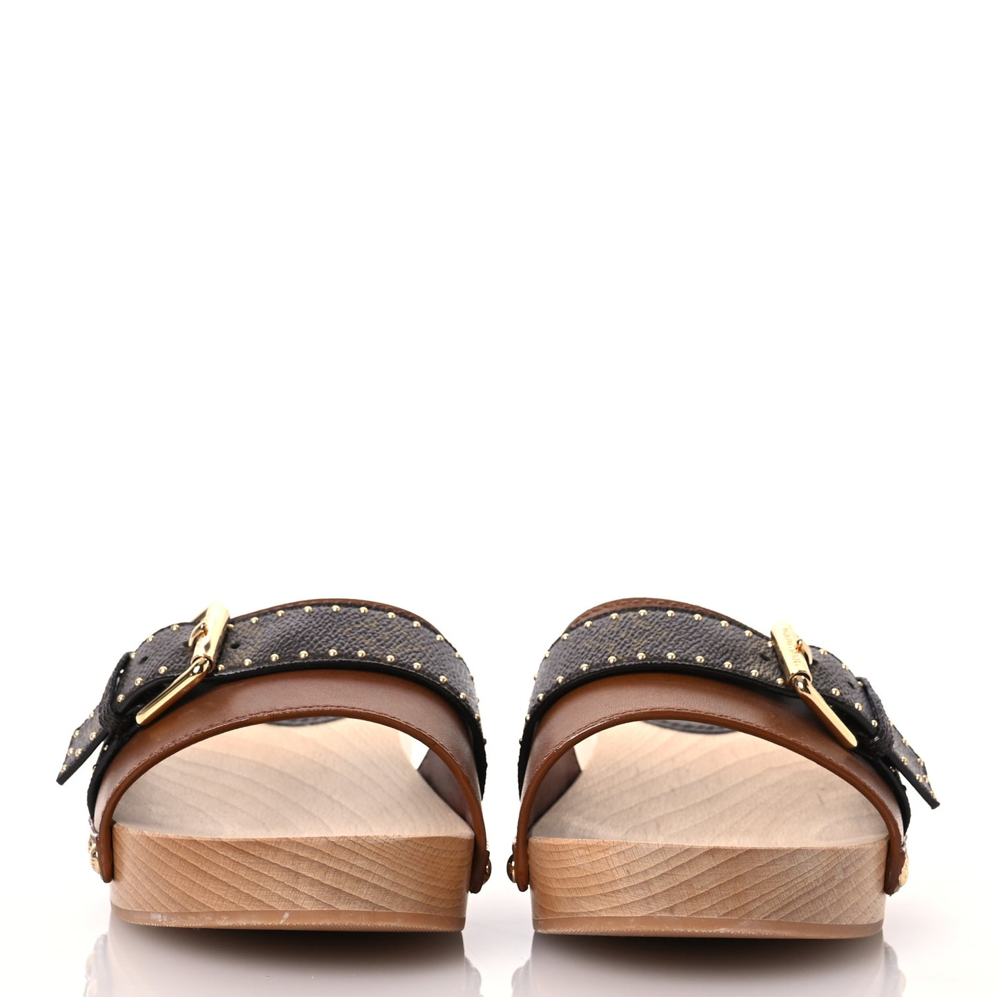 Calfskin Monogram Cottage Mule 40 Cognac