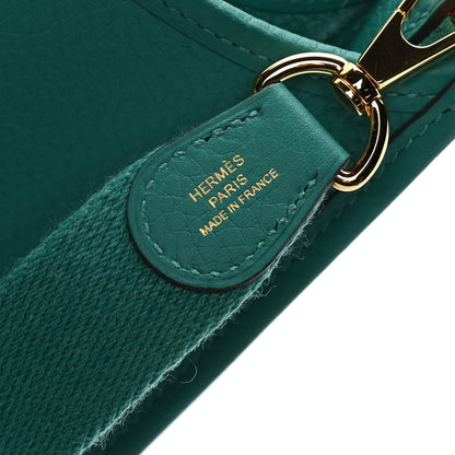 Hermes Taurillon Clemence Evelyne TPM Vert Verone 6 of 7