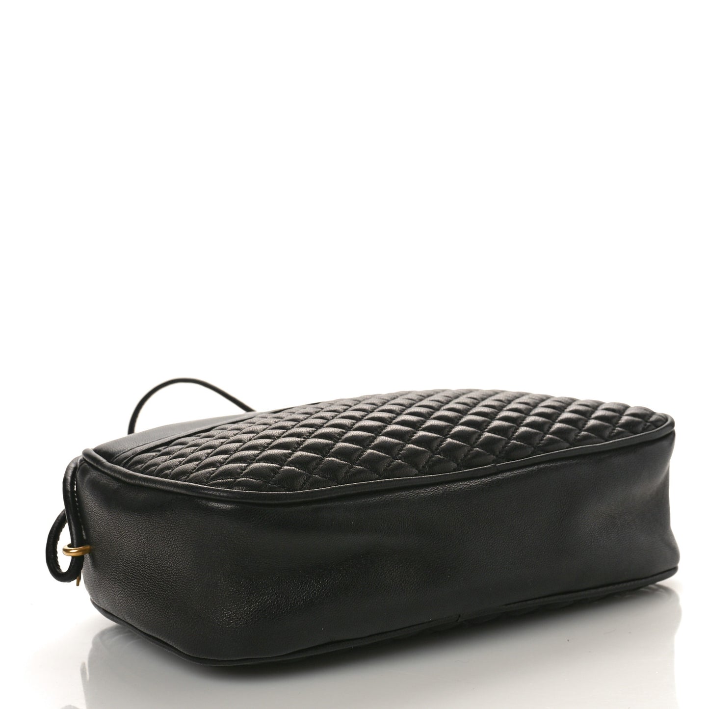 Lambskin Quilted Victoire Camera Bag Black