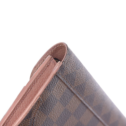 Louis Vuitton Damier Ebene Caissa Wallet Rose Ballerine 8 of 16