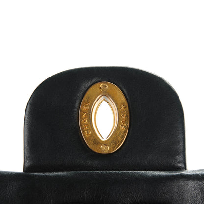 Chanel Lambskin Quilted XL Jumbo Single Flap Black 6 of 10