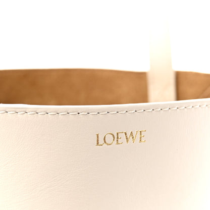 Loewe Shiny Calfskin Mini Puzzle Fold Tote Soft White Paper Craft 6 of 10