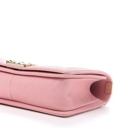 Chanel Caviar Quilted Medium Boy Flap Pink 10 of 12