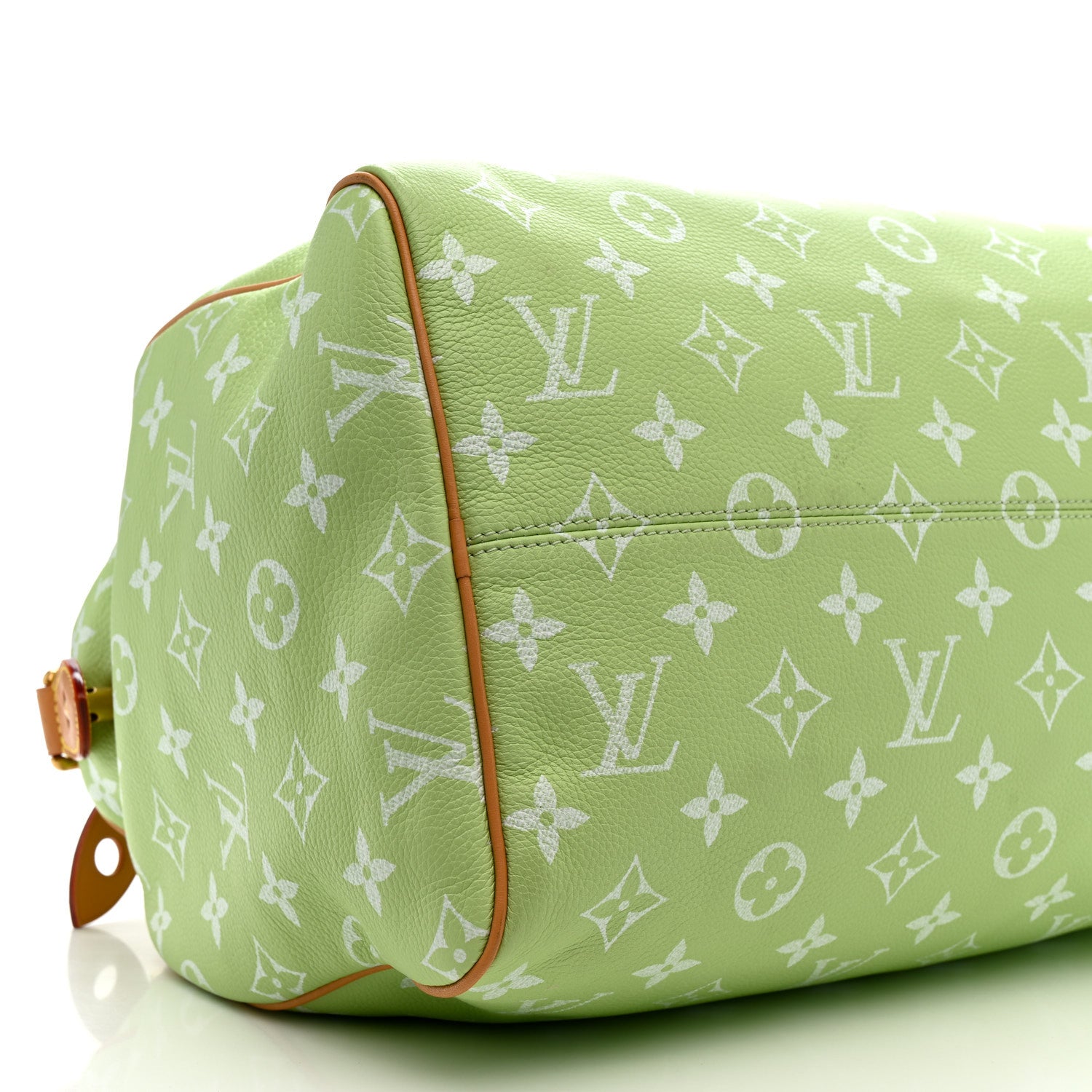 Louis Vuitton Calfskin Monogram Speedy P9 Bandouliere 40 Frozen Lime 11 of 12