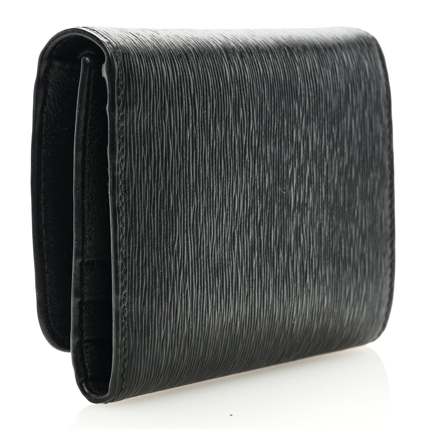 Vitello Move Tri-Fold Compact Wallet Black