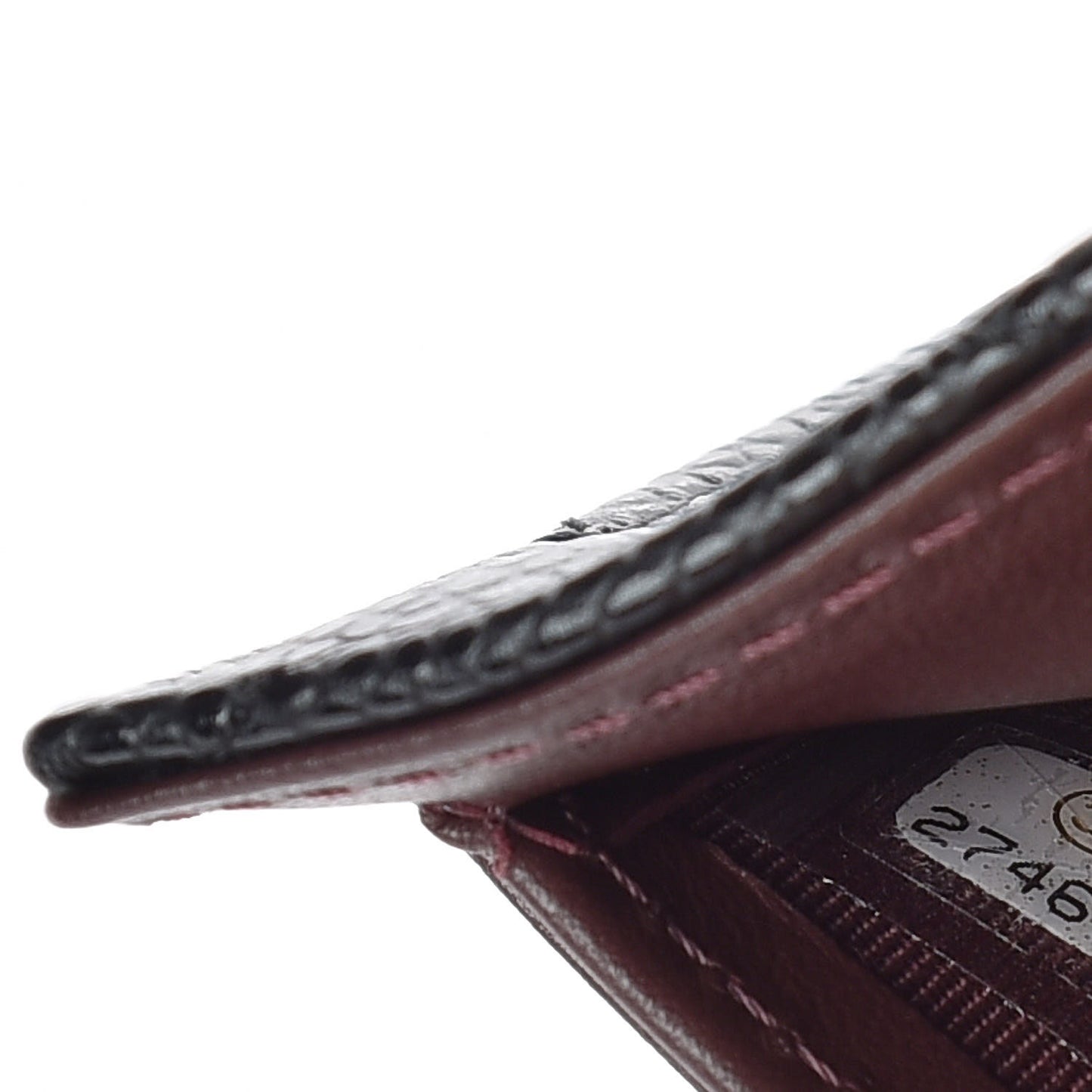 Caviar Quilted Compact Flap Wallet Black