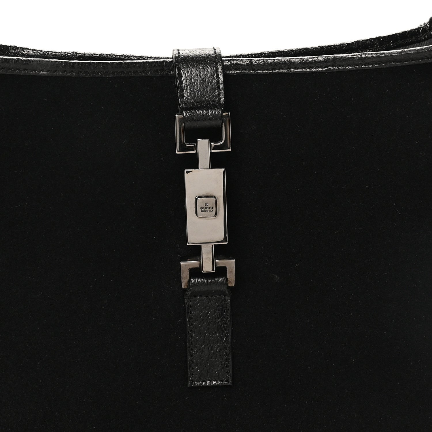 Gucci Felt Jackie O Hobo Black 8 of 10