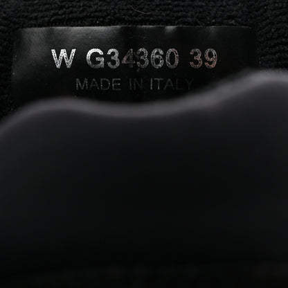 Chanel Nylon Calfskin Suede CC Sneakers 39 Black 7 of 9