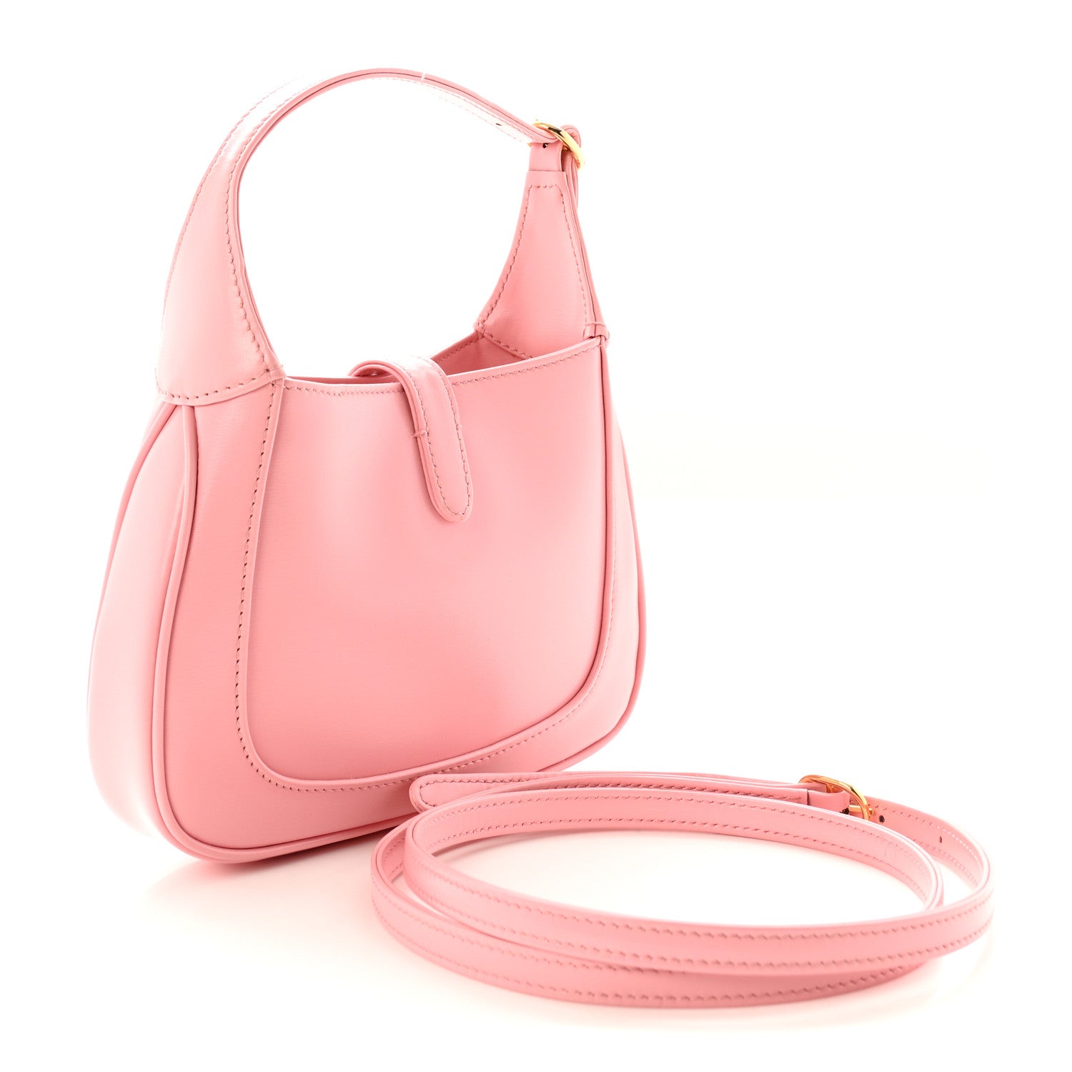 Gucci Boarded Dyana Lux Calfskin Mini Jackie 1961 Hobo Wild Rose 3 of 10