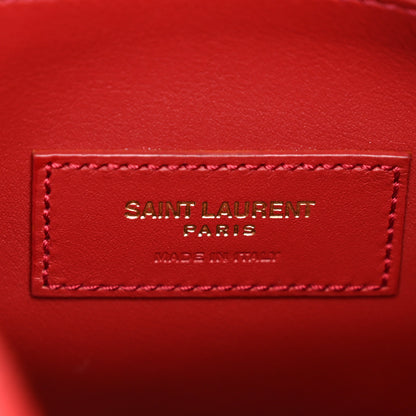 Saint Laurent Smooth Calfskin Small Le 5 A 7 Soft Hobo Red Danger 6 of 10