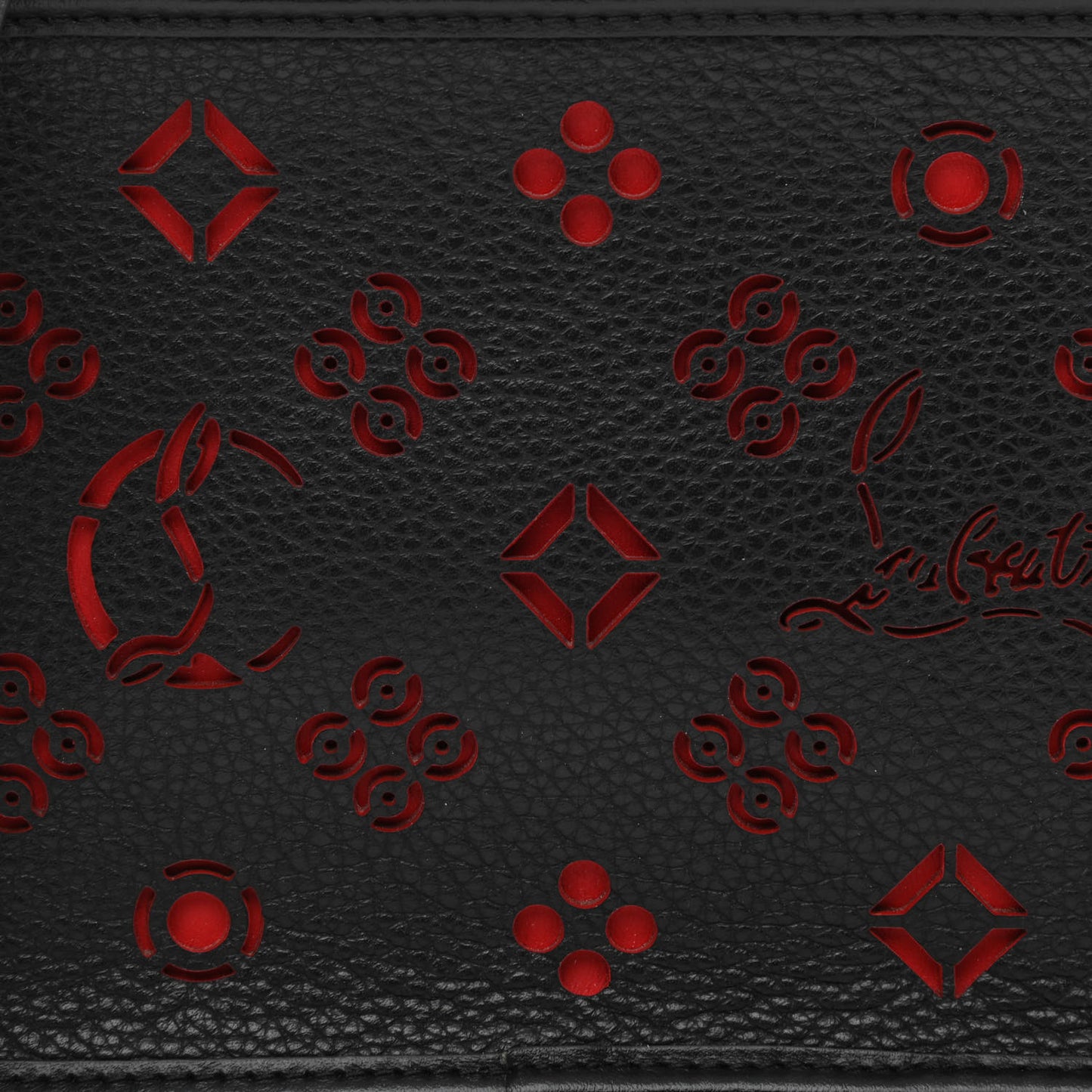 Calfskin Small Radioloubi Black