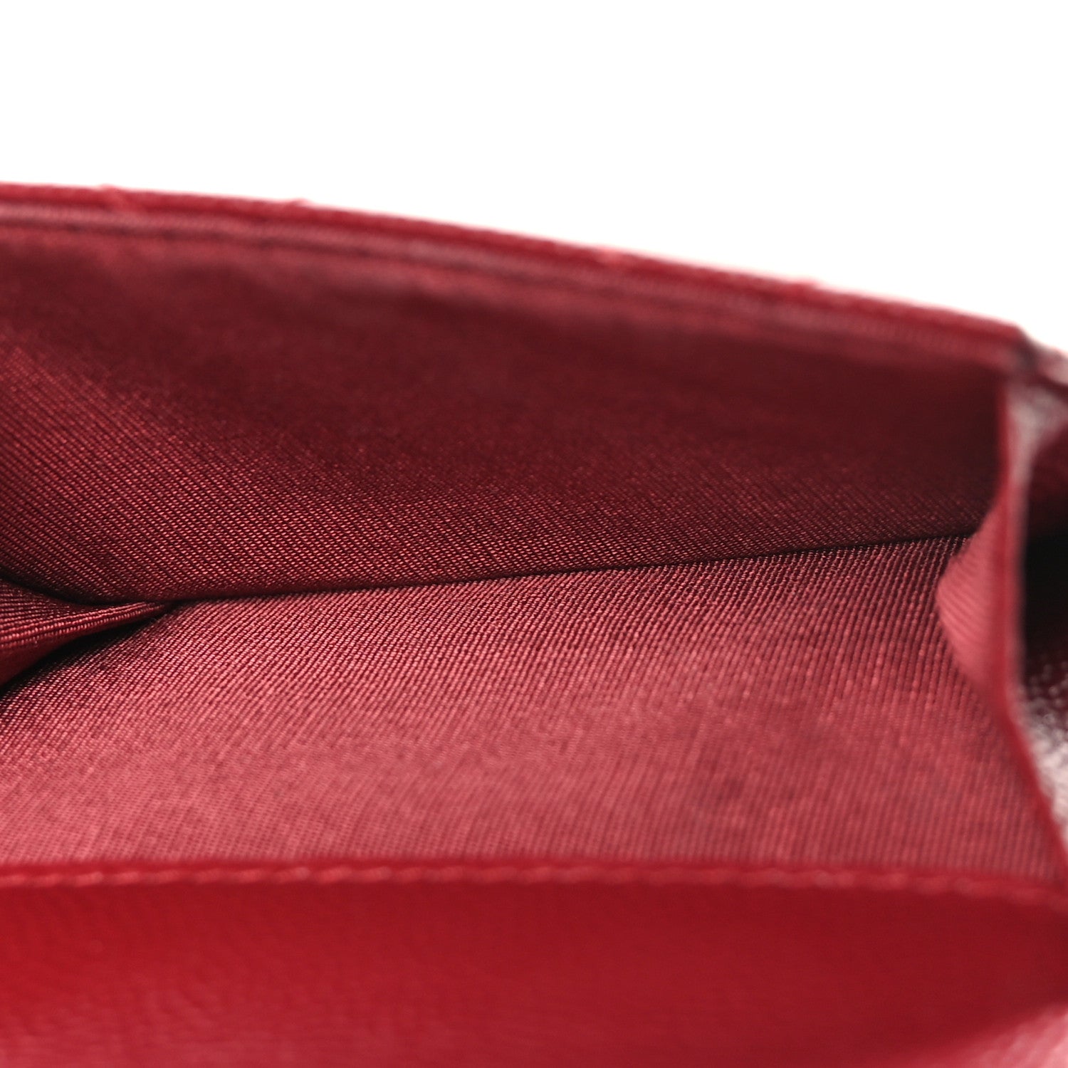 Chanel Caviar Quilted Pocket Twins Clutch With Chain Burgundy 6 of 12