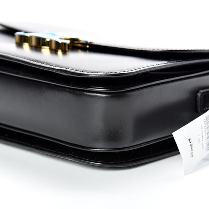 Celine Shiny Calfskin Medium Triomphe Black 11 of 11