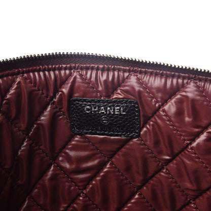 Chanel Caviar Quilted Large Cosmetic Case Black 6 of 8