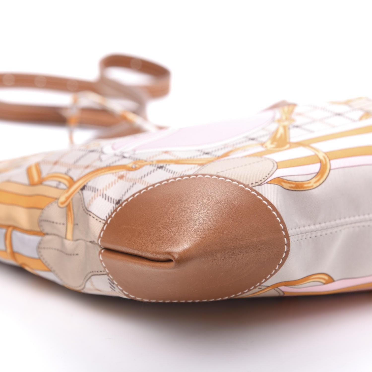 Hermes Silk Barenia Calfskin Tatersale SilkyCity 33 PM Bag Fauve 9 of 16