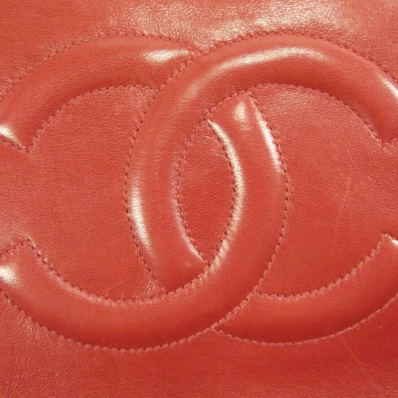 Lambskin XL Jumbo Flap Red