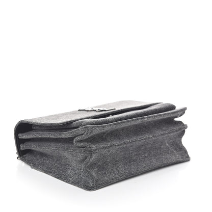 Saint Laurent Denim Medium Monogram Sunset Black 3 of 8