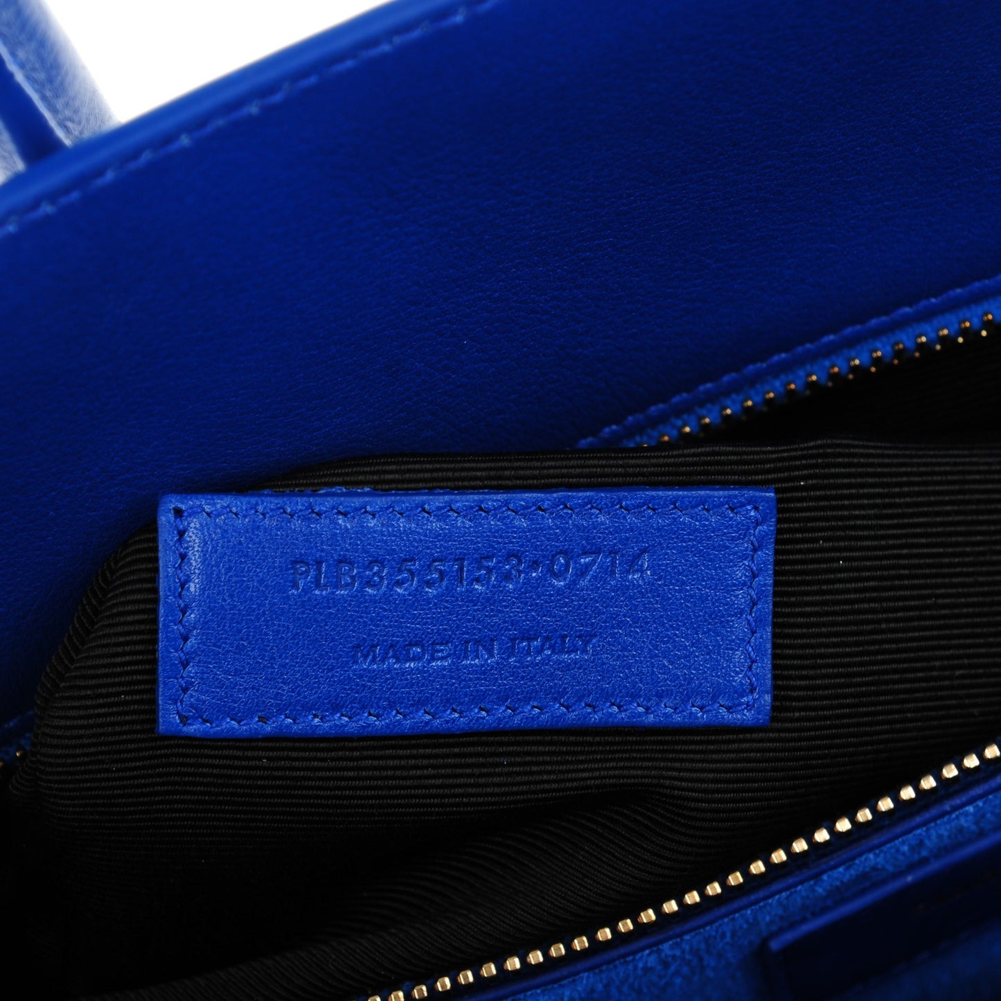 Calfskin Small Sac De Jour Outremer