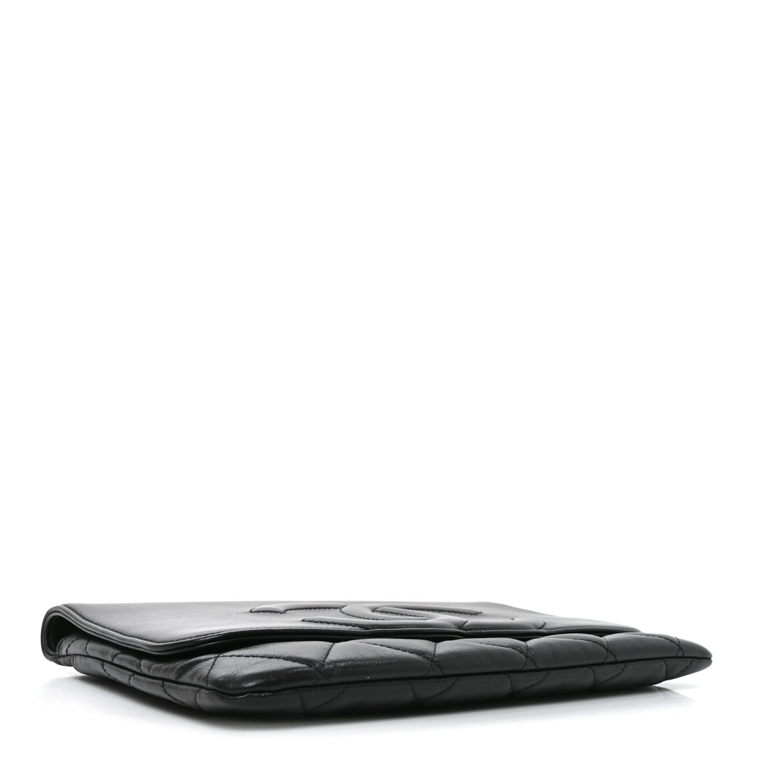 Chanel Goatskin Quilted Timeless CC Clutch Black 4 of 11