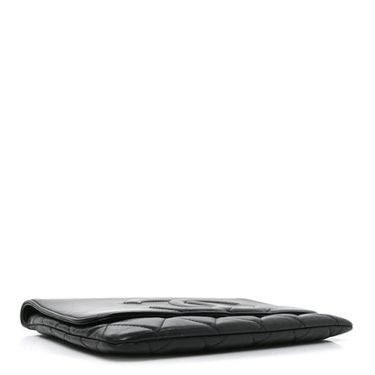 Chanel Goatskin Quilted Timeless CC Clutch Black 4 of 11