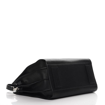 Saint Laurent Grained Calfskin Small Supple Sac De Jour Black 5 of 10