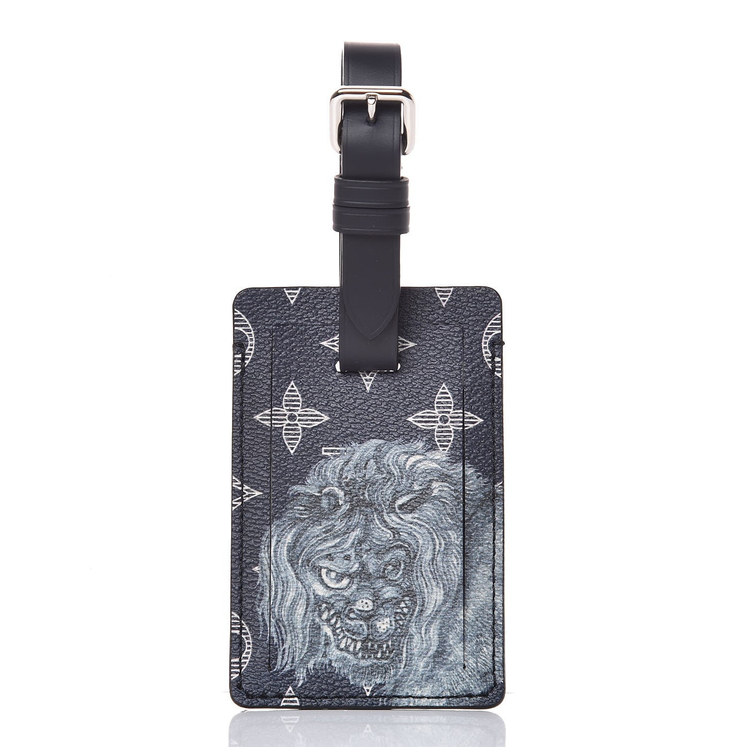 Louis Vuitton Savane Monogram Chapman Lion Luggage Tag 1 of 3