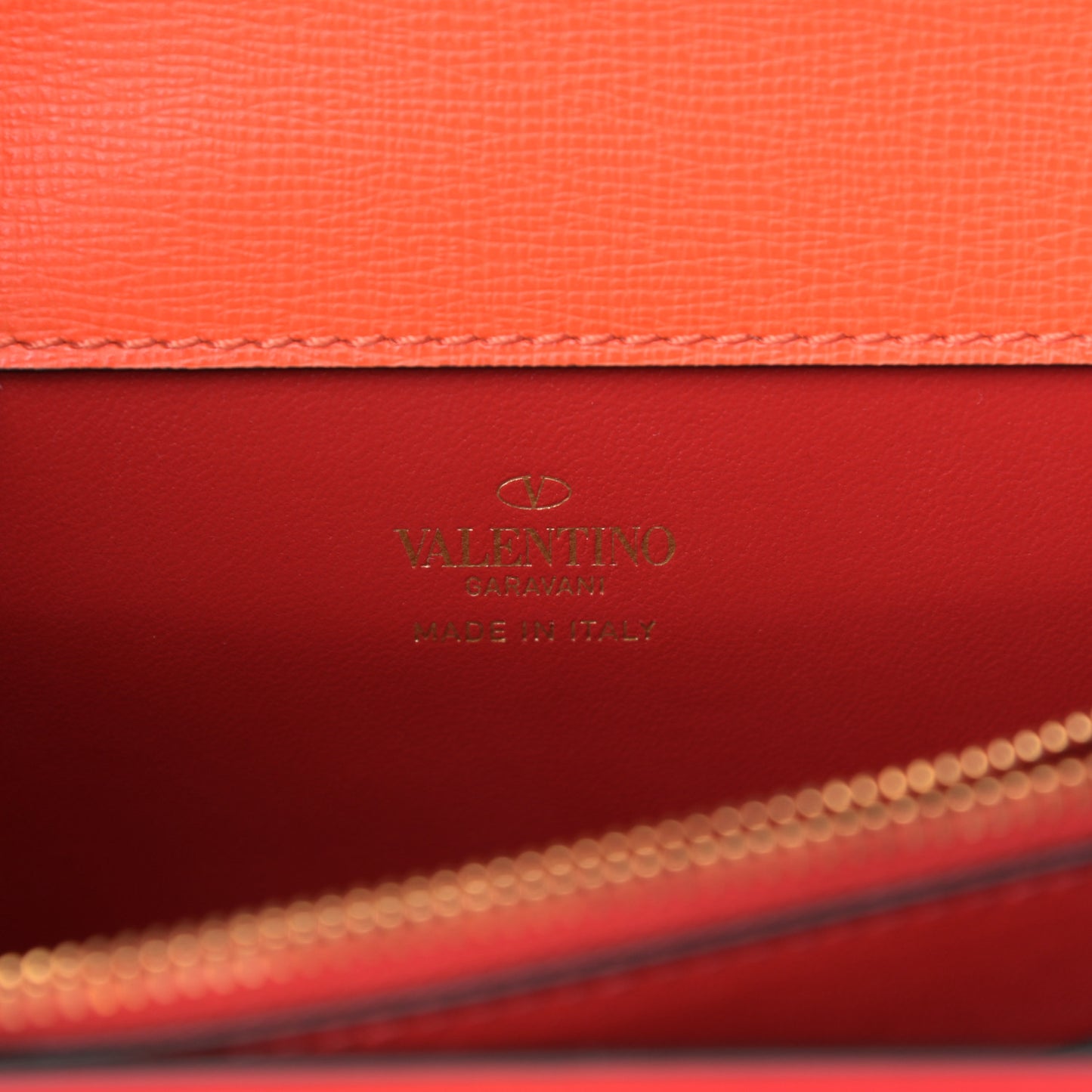 Grainy Calfskin Small Rockstud Alcove Top-Handle Flap Bag Orange