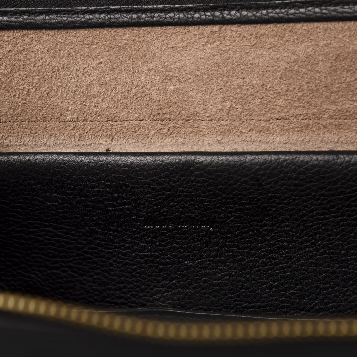 Drummed Calfskin Mini Belt Bag Black