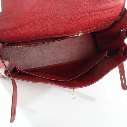 Hermes Taurillon Clemence Kelly Retourne 32 Rouge 8 of 20