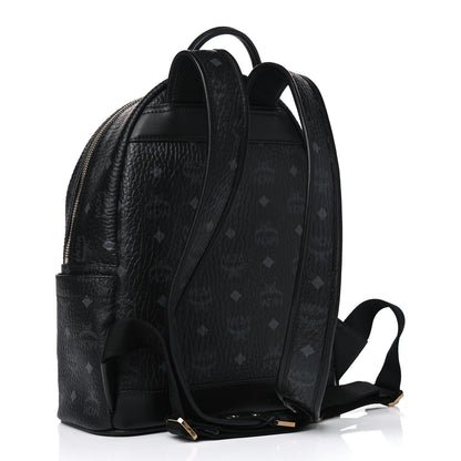 MCM Visetos Studded Small Stark M Backpack Black 2 of 7