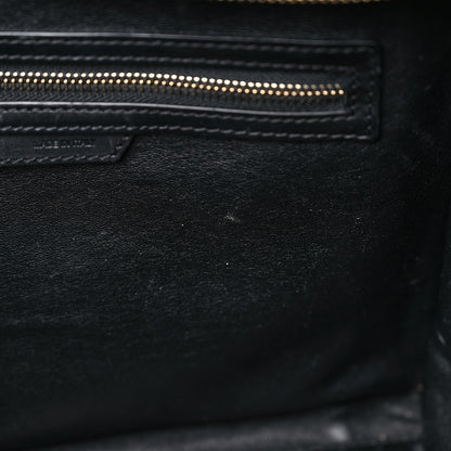 Celine Velluto Calfskin Tri-Color Mini Luggage Vanilla 12 of 37