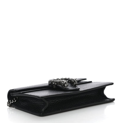 Gucci Calfskin Super Mini Dionysus Shoulder Bag Black 4 of 12