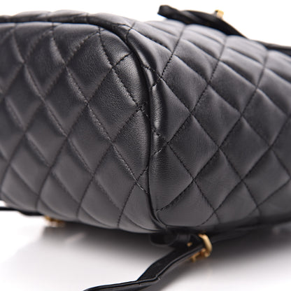 Chanel Lambskin Quilted Mini Urban Spirit Backpack Black 9 of 11