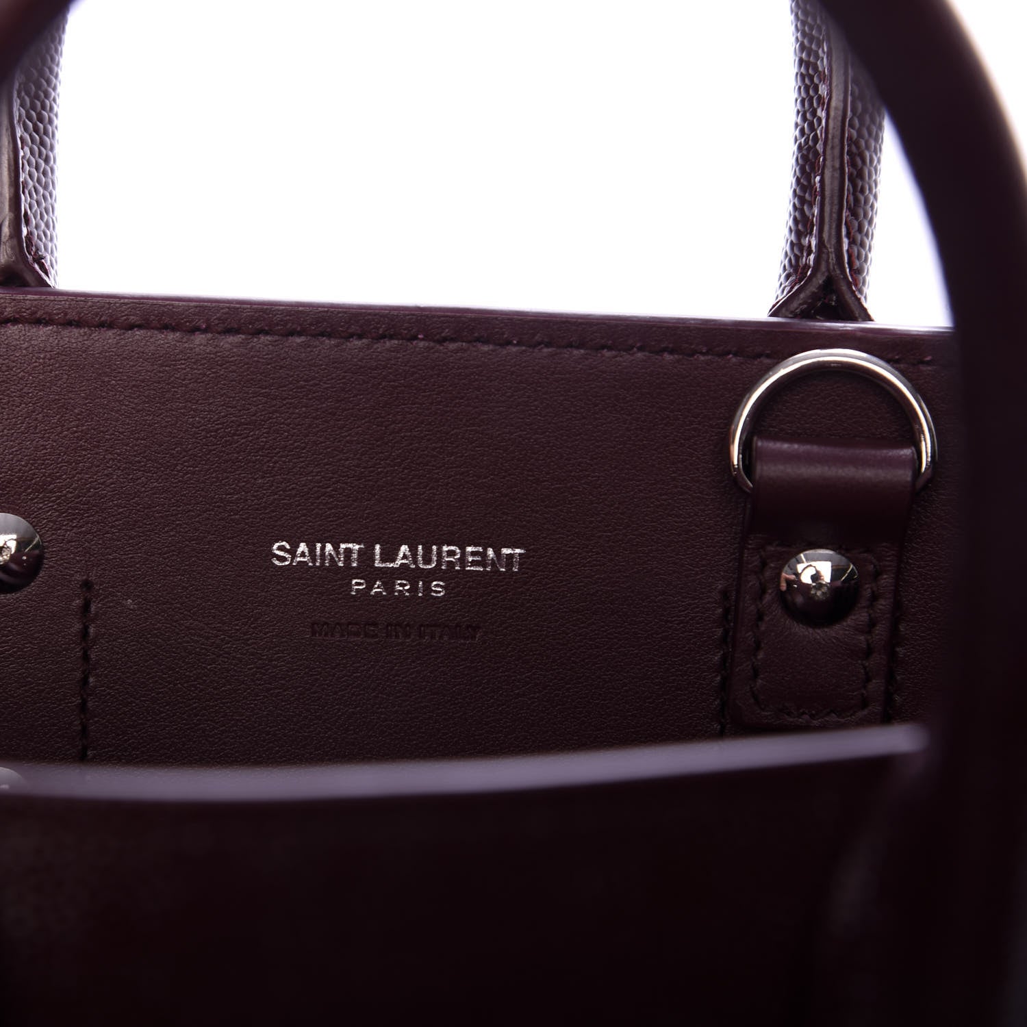 Saint Laurent Grain De Poudre Nano Sac De Jour Amaranto 8 of 11