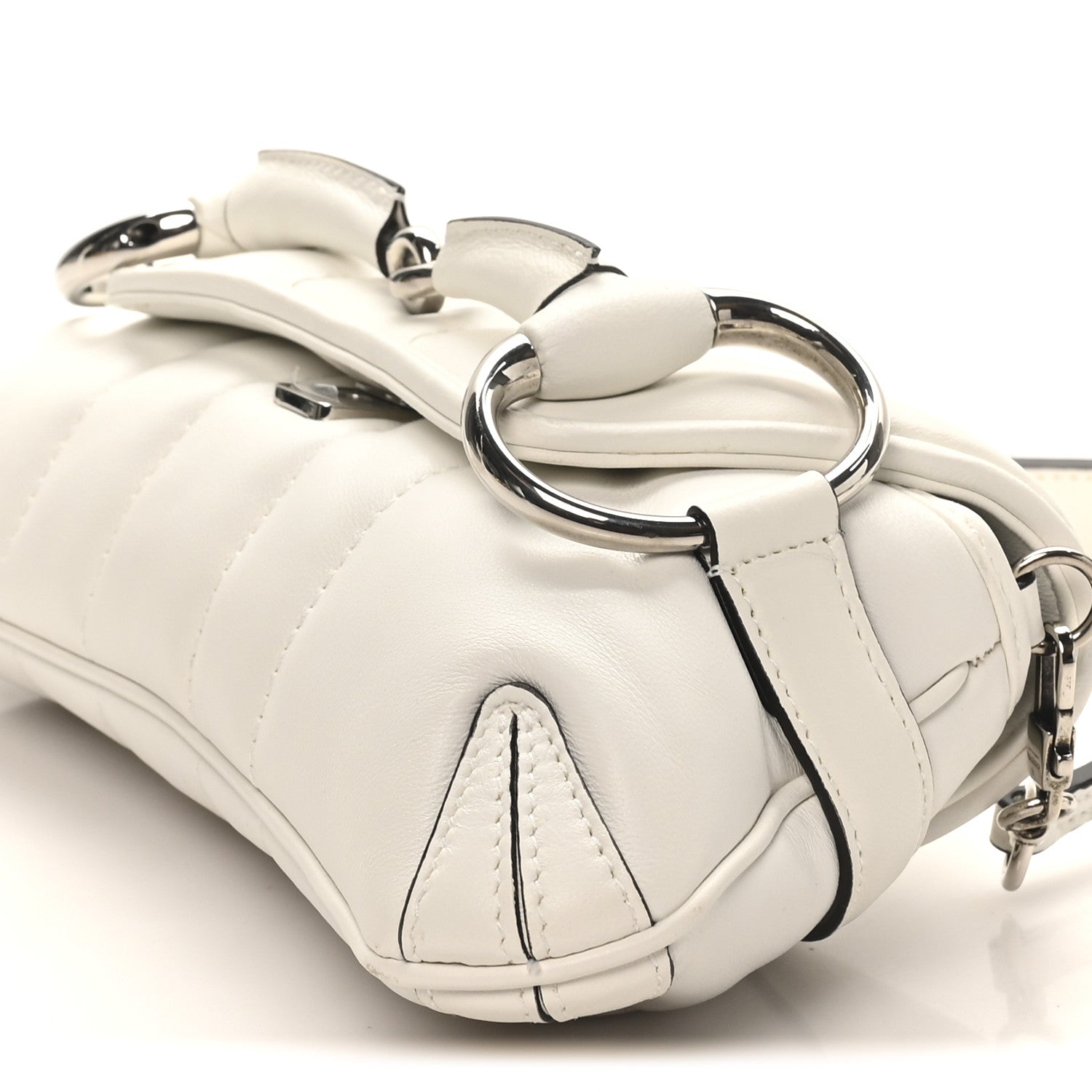 Gucci Nappa Vertical Matelasse Small Maxi Horsebit Chain Shoulder
