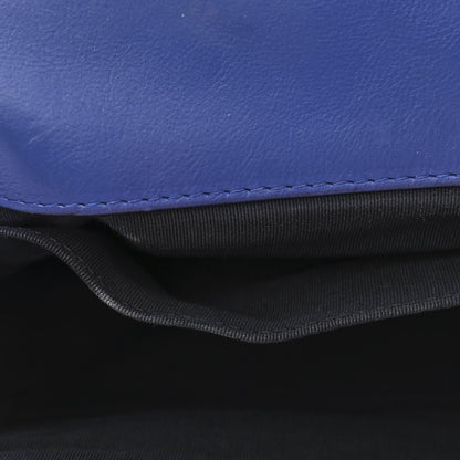 Chanel Calfskin Quilted Medium Boy Flap Blue 5 of 15