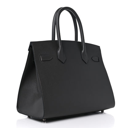 Hermes Madame Calfskin Birkin Sellier 30 Graphite 3 of 10
