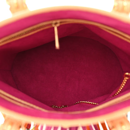 Louis Vuitton Monogram Multicolor Fringe Bucket White 5 of 10