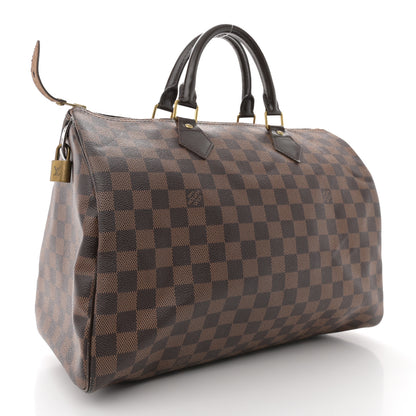 Louis Vuitton Damier Ebene Speedy 35 3 of 16