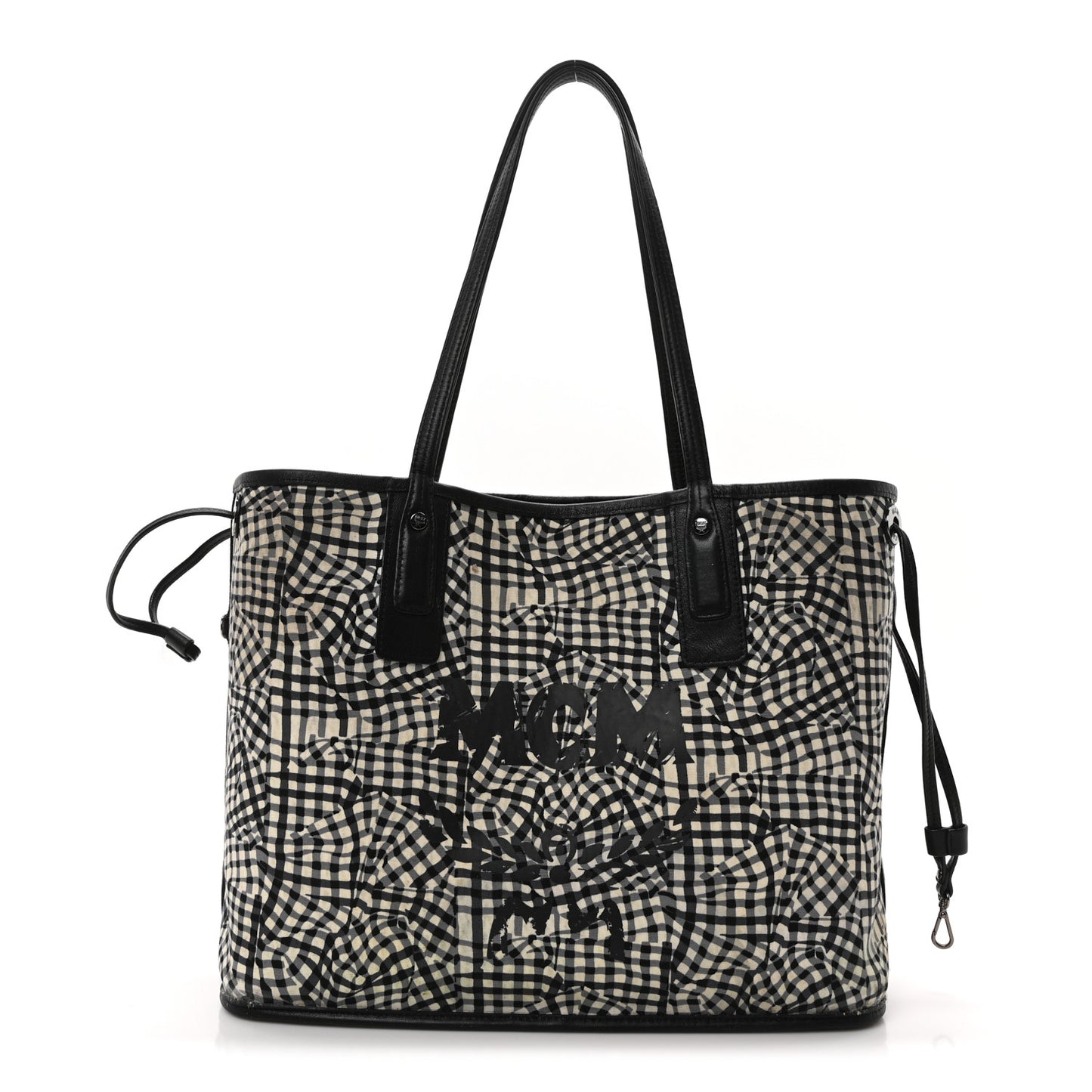Visetos Medium Liz Reversible Shopper Tote Black