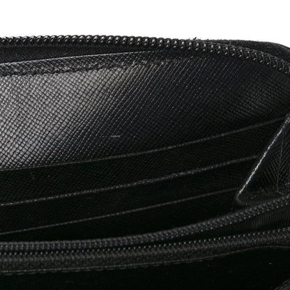 Prada Tessuto Nylon Zip Around Wallet Black 11 of 11