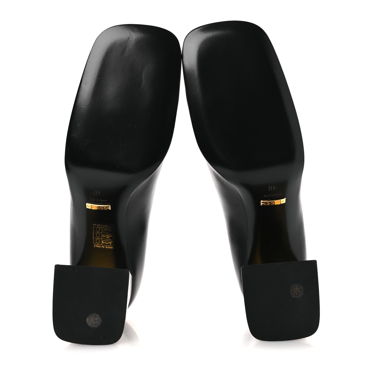 Gucci Malaga Kid Horsebit 75mm Pumps 40 Black 7 of 11