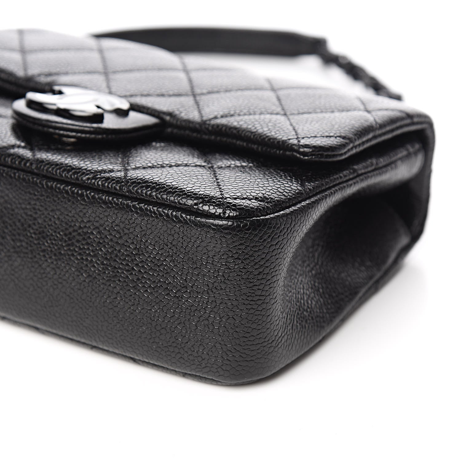 Chanel Caviar Quilted Incognito Mini Square Flap Black 9 of 11