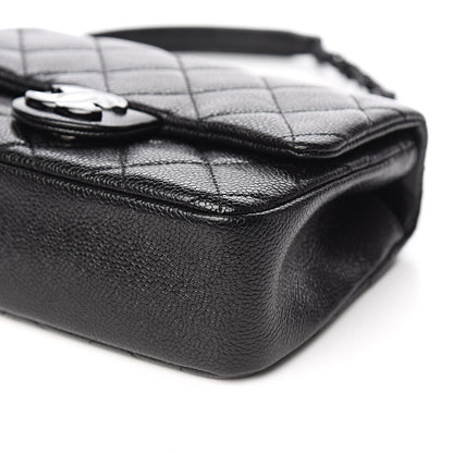 Chanel Caviar Quilted Incognito Mini Square Flap Black 9 of 11