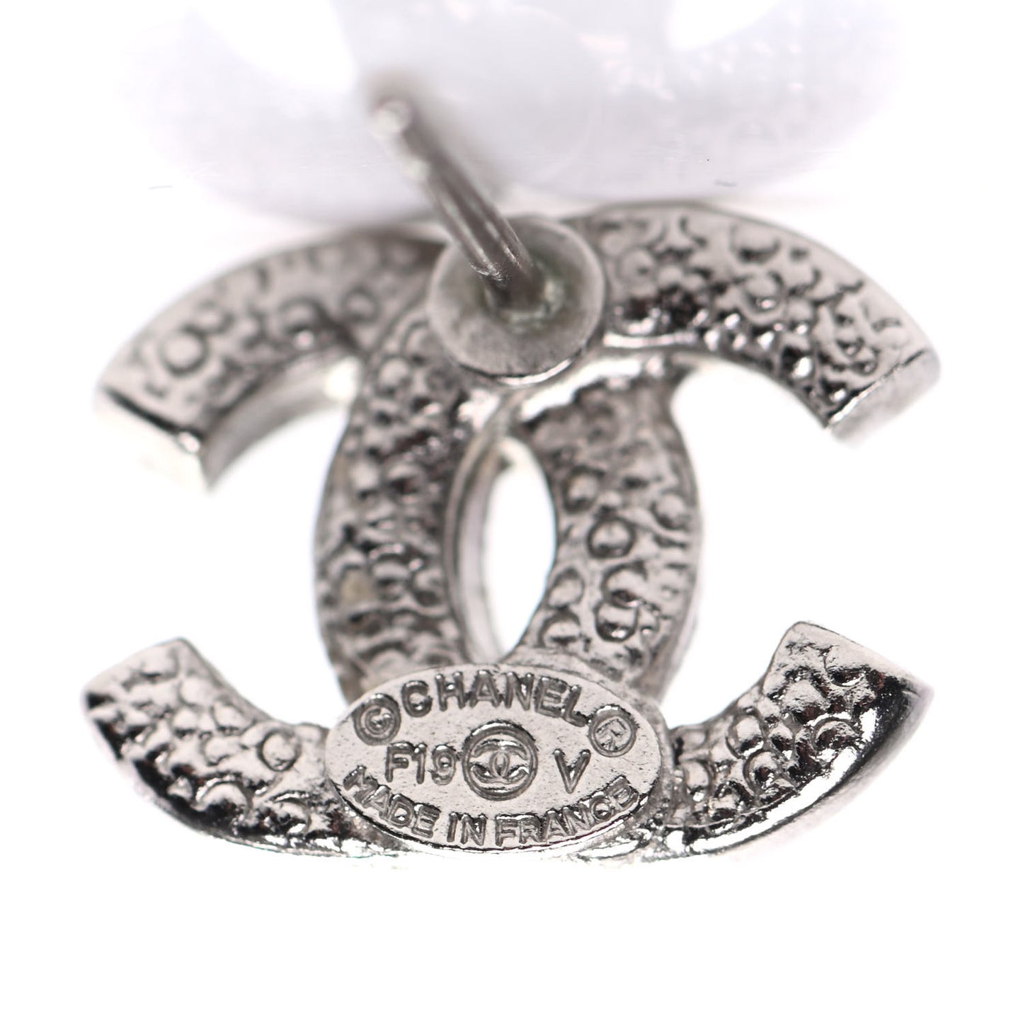 Crystal Mini Timeless CC Earrings Silver