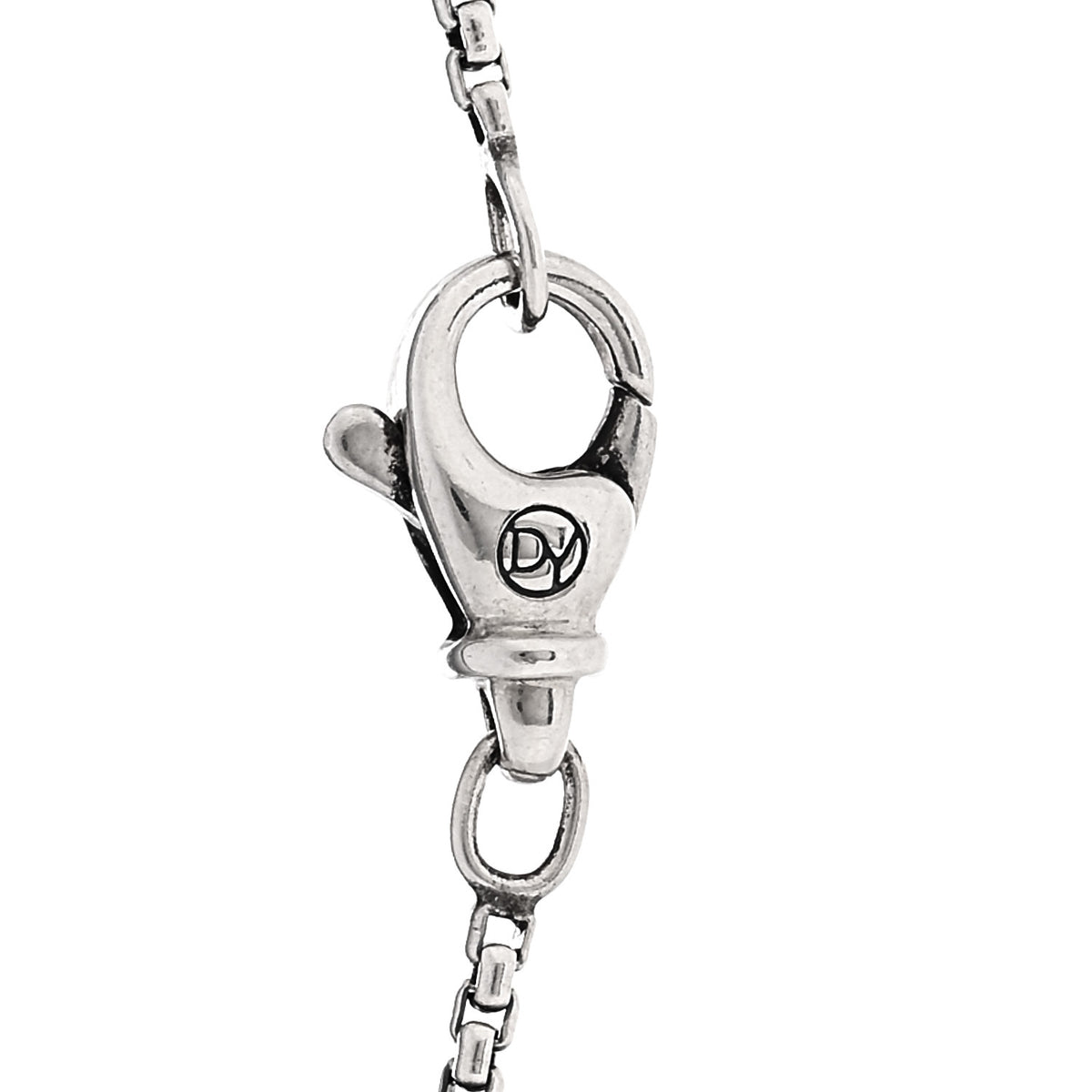 David Yurman Sterling Silver 1.7mm Baby Box Chain Necklace 22" 5 of 5