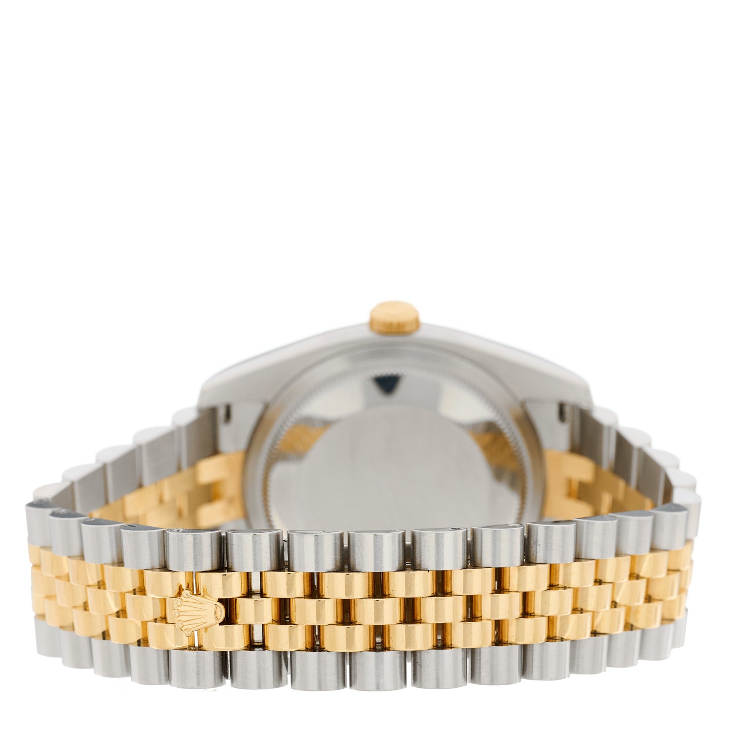 Rolex Stainless Steel 18K Yellow Gold 36mm Oyster Perpetual Datejust Watch White Roman 116233 3 of 5