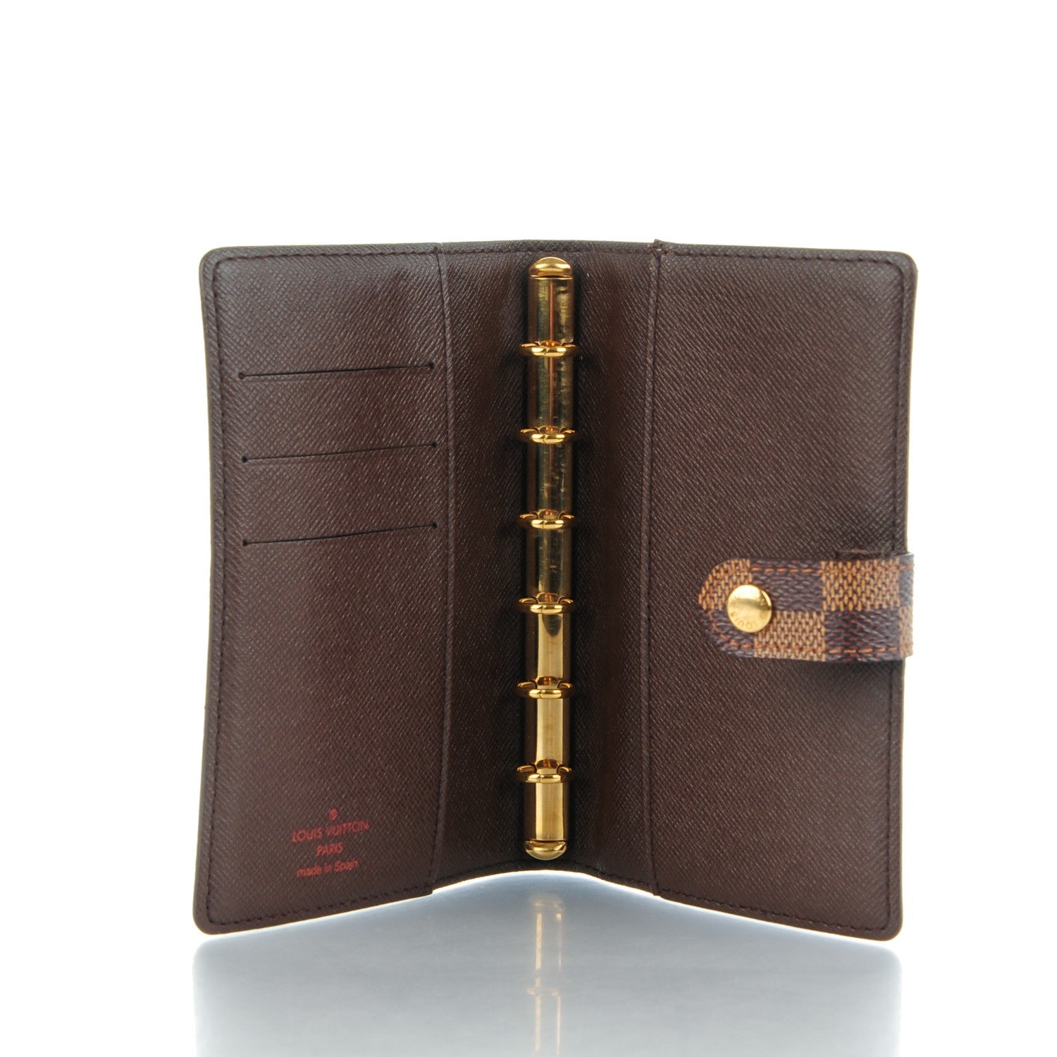 Louis Vuitton Damier Ebene Small Ring Agenda Cover 5 of 8